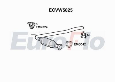 Katalizator EUROFLO 074131701CX