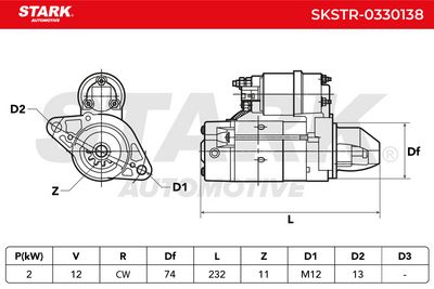 стартер STARK SKSTR-0330138