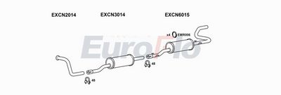 Układ wydechowy EUROFLO CNC25187001A00