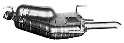 IMASAF 53.64.07 Глушитель выхлопных газов  для OPEL VECTRA B универсал (J96) 2.0 DTI 16V (F35)