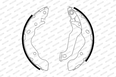 BREMSBACKENSATZ FERODO FSB607 1