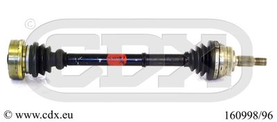 CDX 160998/96 Полуось в сборе  для AUDI 90 B3 (893, 894, 8A2) 2.2 E quattro