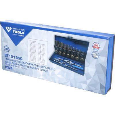 Sada náradia pre rezanie závitov KS TOOLS BT101950