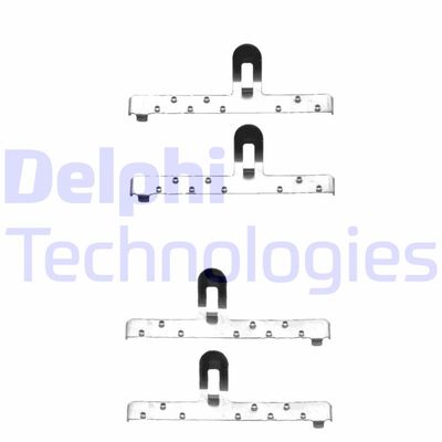 Комплектующие, колодки дискового тормоза DELPHI LX0071 для VW SANTANA