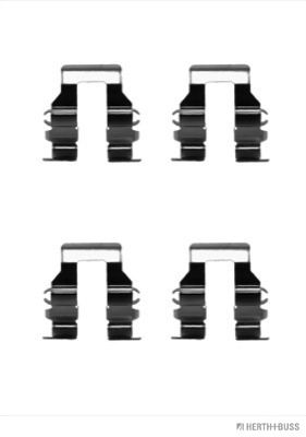 Комплектующие, колодки дискового тормоза HERTH+BUSS JAKOPARTS J3665009 для MITSUBISHI SANTAMO