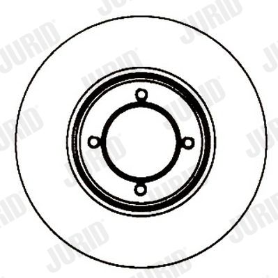 Тормозной диск JURID 561119J для VOLVO 340-360