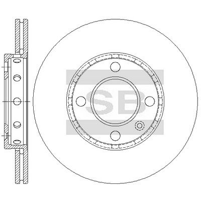 спирачен диск Hi-Q SD5705