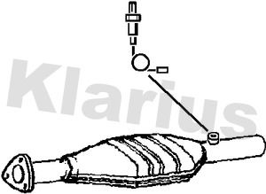 KLARIUS 311757 Катализатор  для FIAT MAREA (Фиат Мареа)
