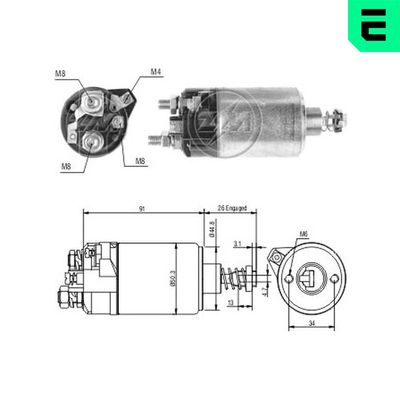 SOLENOID ELECTROMOTOR