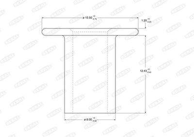 NIT MATERIAL FRICTIUNE SABOTI FRANA BERAL 93057 1