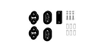 MONTAGESATZ ABGASANLAGE