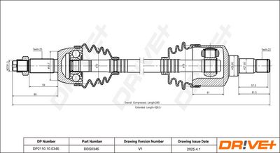 ANTRIEBSWELLE DR!VE+ DP2110100346