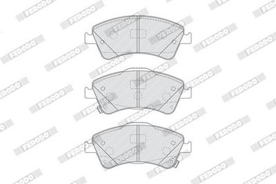 BREMSBELAGSATZ SCHEIBENBREMSE FERODO FDB4047 1