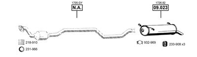 Układ wydechowy ASMET CI092075