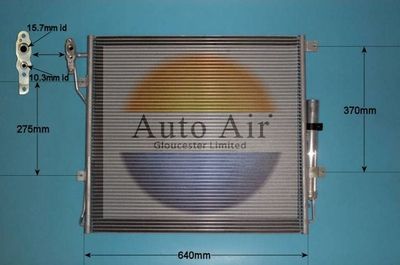 Condenser, air conditioning Auto Air Gloucester 16-1401