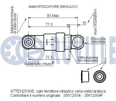 AMORTIZOR VIBRATII CUREA TRANSMISIE CU CANELURI RUVILLE 540203 1