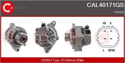 GENERATOR / ALTERNATOR CASCO CAL40171GS