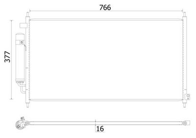 KONDENSATOR KLIMAANLAGE