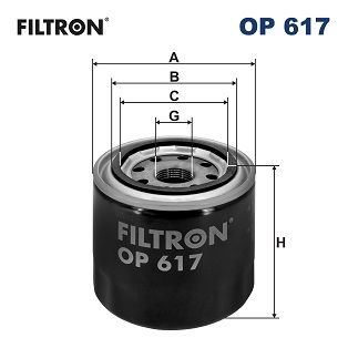 FILTRON OP 617 Масляный фильтр  для HYUNDAI  (Хендай Маркиа)