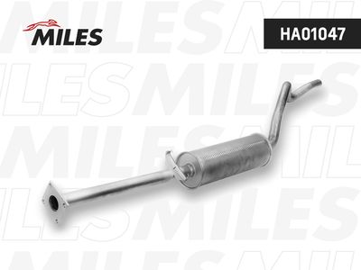 Средний глушитель выхлопных газов MILES HA01047 для DAEWOO NEXIA