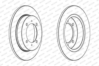 DISC FRANA FERODO DDF886C 1