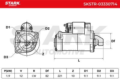 стартер STARK SKSTR-03330714
