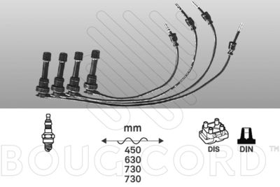 Комплект проводов зажигания EFI AUTOMOTIVE 7172 для MITSUBISHI COLT