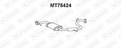 Предглушитель выхлопных газов VENEPORTE MT75424 для MITSUBISHI SPACE