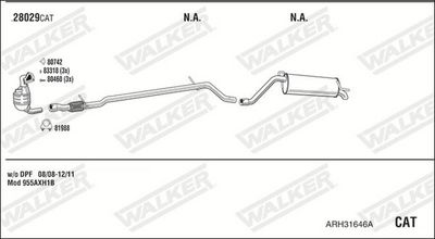 SISTEM DE ESAPAMENT WALKER ARH31646A