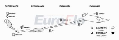 Układ wydechowy EUROFLO BM530203001D
