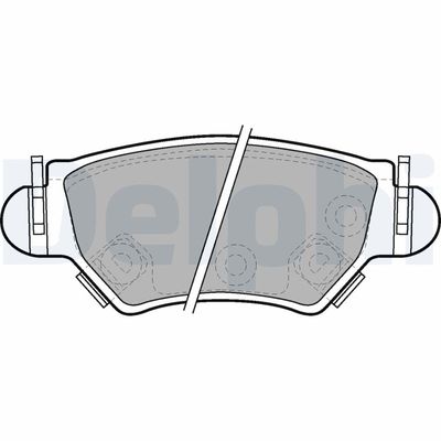 Brake Pad Set, disc brake LP1553