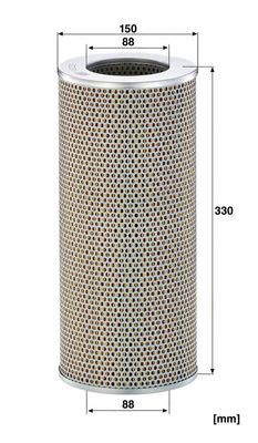 Oliefilter (patroon) past: CATERPILLAR DEMAG MWM