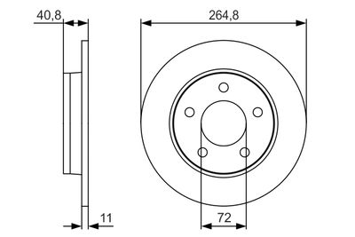 Brake Disc 0 986 479 S50