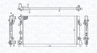 MAGNETI MARELLI Kühler, Motorkühlung