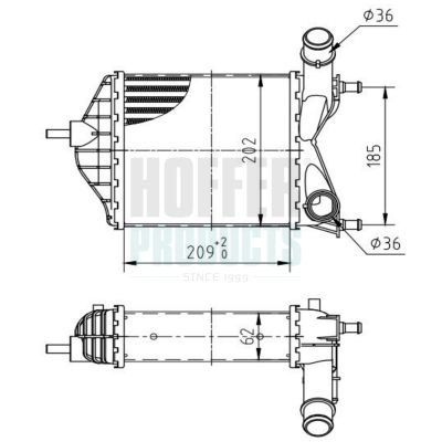 INTERCOOLER COMPRESOR
