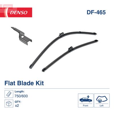 Wisserblad voegloos Voor (2pcs) Flat Blades 750/600mm