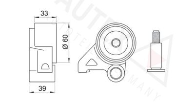 ROLA INTINZATOR CUREA DISTRIBUTIE AUTEX 641563 1