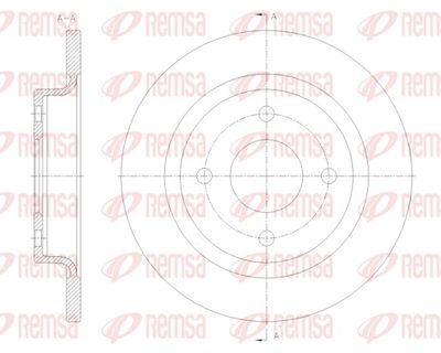 спирачен диск REMSA