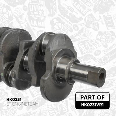 Sada na opravu, klikový hřídel ET ENGINETEAM HK0231VR1