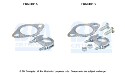 Montážní sada, výfuková trubka BM CATALYSTS FK50401