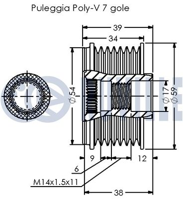 SISTEM ROATA LIBERA GENERATOR RUVILLE 542641 1