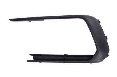 Voorbumper afdekking Voor Links (mistlamp frame, zwart glanzend, GLI) past: VW JETTA IV 09.14-01.18