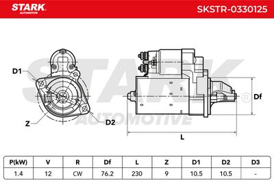 стартер STARK SKSTR-0330125