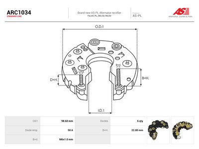 Likriktare, generator AS-PL ARC1034