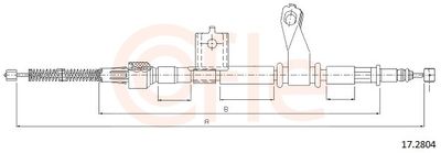 CABLU FRANA DE PARCARE