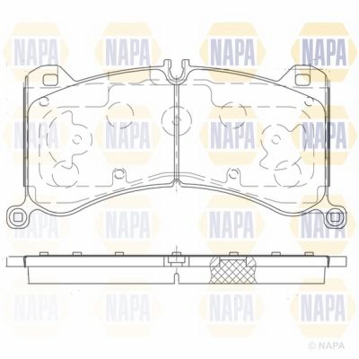 Brake Pad Set NAPA PBP7882