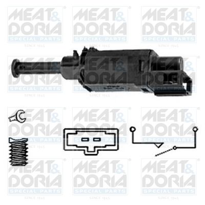 MEAT & DORIA 35029 Выключатель стоп-сигнала  для AUDI A2 (Ауди А2)