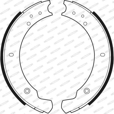 SET SABOTI FRANA FERODO FSB365 2