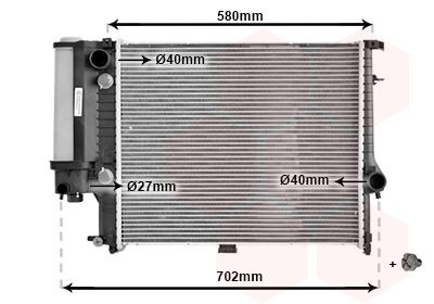 RADIATOR RACIRE MOTOR VAN WEZEL 06002122