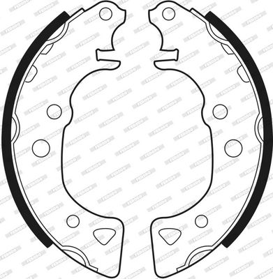 BREMSBACKENSATZ FERODO FSB232 2